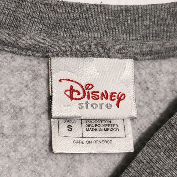 Winnie the Pooh Winter Sweatshirt Women Small Gray Christmas Disney Store Piglet - Picture 6 of 9